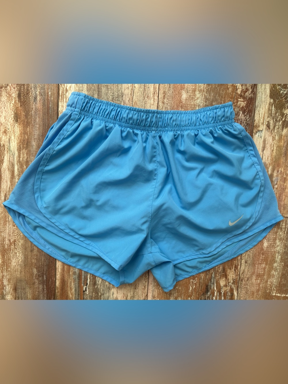 Nike Sky Blue Women's Athletic Shorts